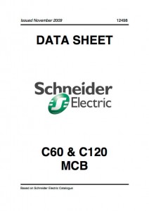 Schneider C60 dan C120 MCB
